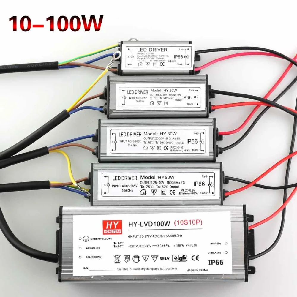 

Led Drive Chip Led Light Power Waterproof IP66 110V 220V LEDs 10W - 100W For Single Color Light-Emitting Diode DIY Floodlight