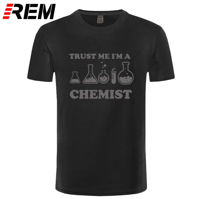 REM Trust Me I'm A Chemist забавная футболка для мужчин с принтом хлопок короткий рукав химия уличная Мужская футболка хип-хоп