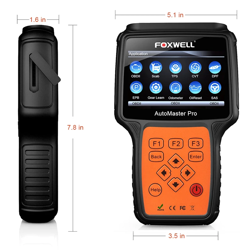 FOXWELL NT644 Pro полная система OBD2 диагностический инструмент автоматический сканер