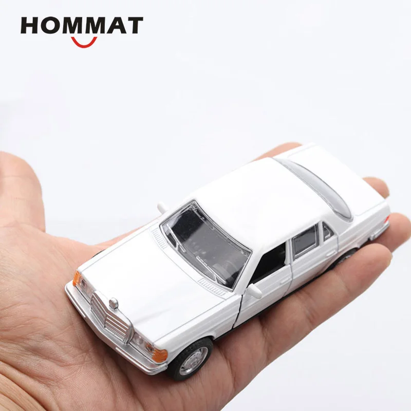 Модель автомобиля HOMMAT Classic W123 1:36 модель Mercedes из сплава литая игрушка