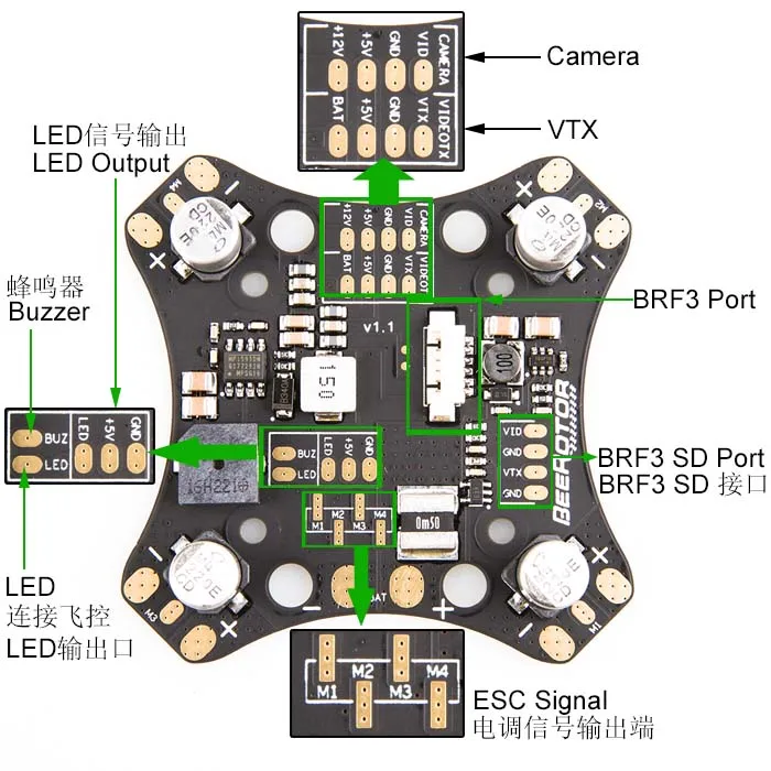 BeeRotor Thunderbolt 190 40CH 5 8G FPV гоночный Квадрокоптер Racer ARF комплект DSHOT версия с мотором ESC