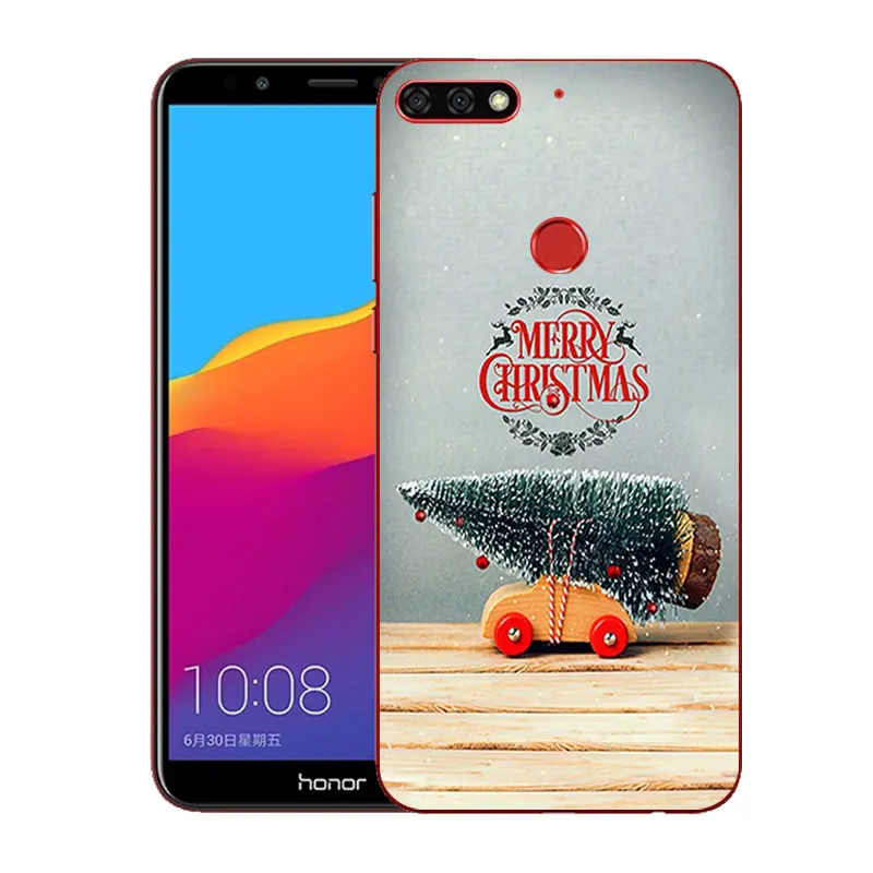 Прозрачный чехол из ТПУ для Huawei Honor 7C задняя крышка телефона 5 7 дюйма C защитный