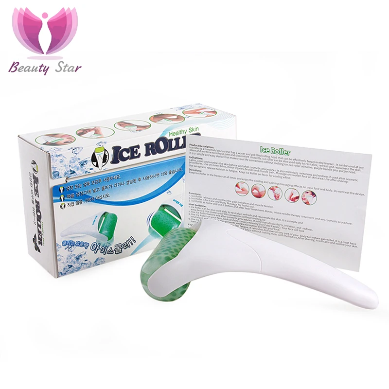 

Skin Cool Ice Roller Face Body Facial Massager Cold Therapy Skin Rejuvenation preventing wrinkles Iced wheel Calm Cool Smooth