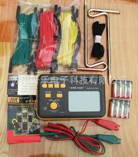 Наземный вихревой стол VC4105A цифровой тестер сопротивления заземления |