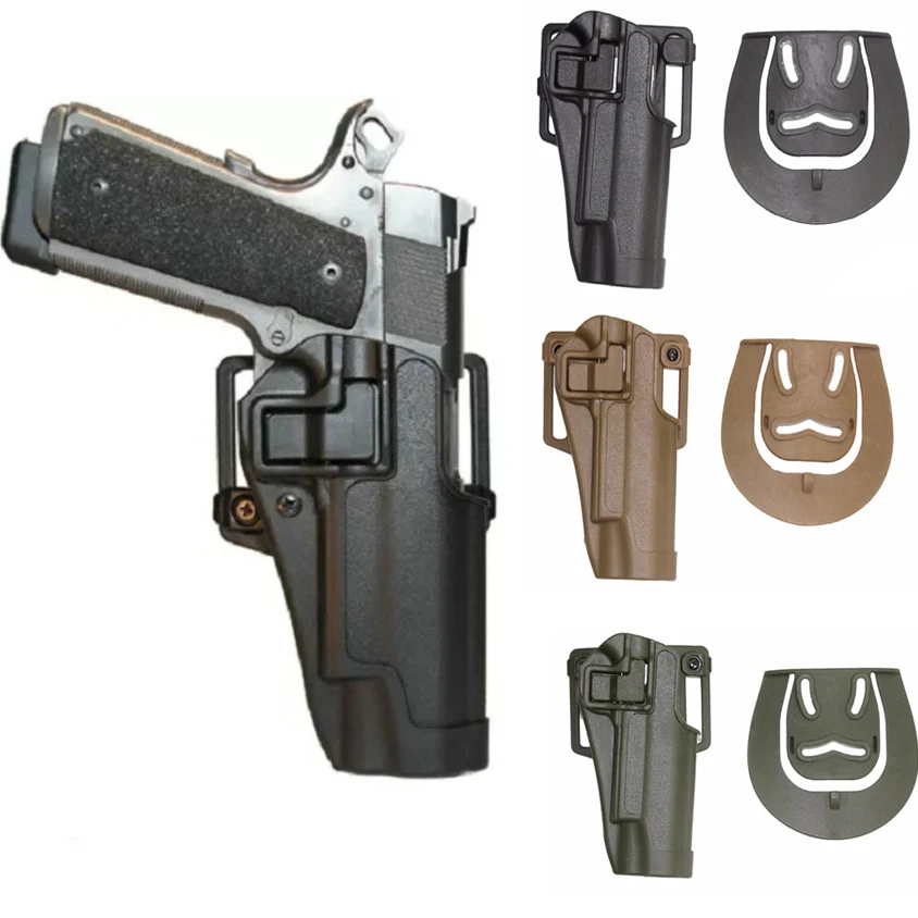 Новая тактическая армейская кобура CQC Colt 1911, кобура для охоты, стрельбы, черный, зеленый, военный страйкбол, ремень, пистолет, кобура 1911