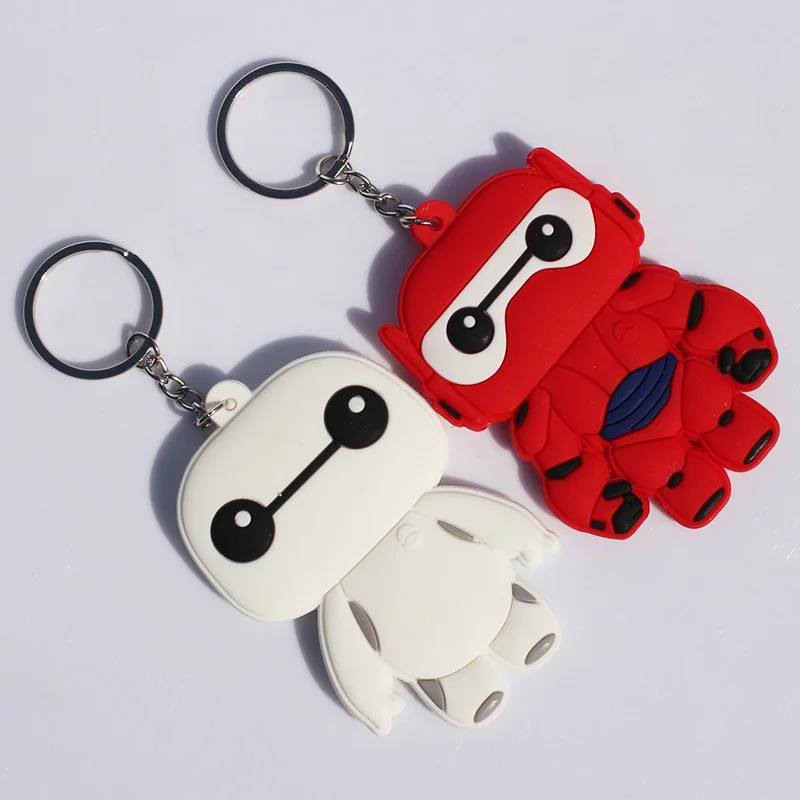 Цепочка для ключей Big Hero 6 Baymax 8 7 см Модная хлопковая цепочка подвеска в стиле