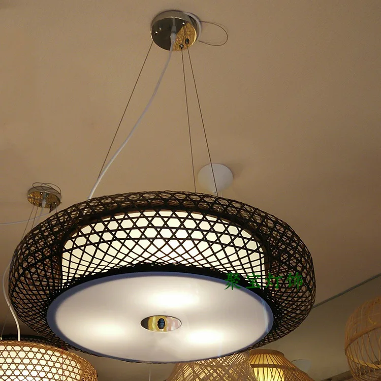 Бамбуковый китайский стиль гостиная спальня ресторан бамбуковые фонари Юго