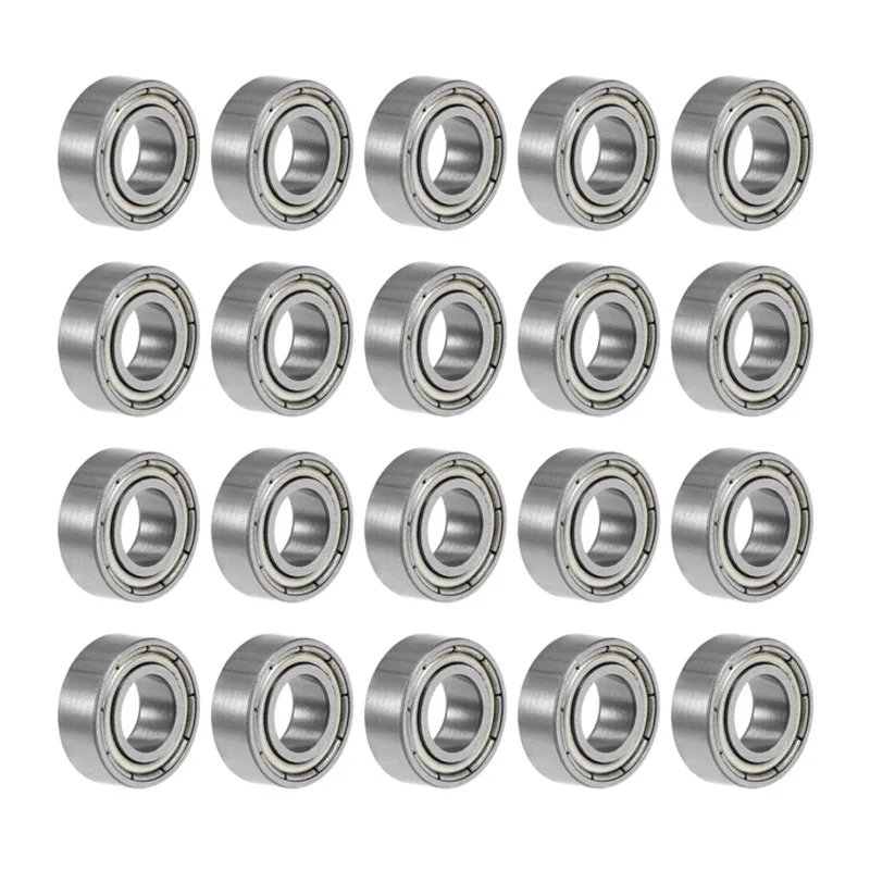 

603ZZ Deep Groove Ball Bearing 3x9x4mm Double Shielded Bearing Steel Bearings 20-Pack