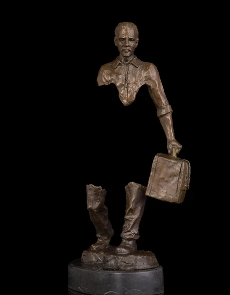 Медные украшения из тонкой латуни Будды Hombre de bronce современная абстрактная