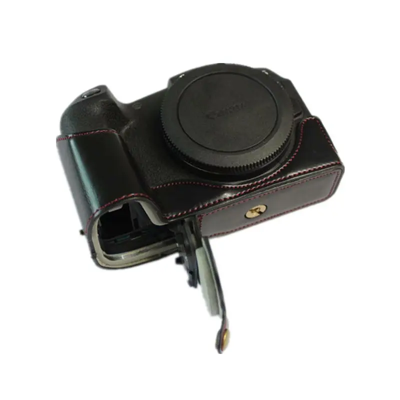 Черный/кофейный/Коричневый чехол из искусственной кожи для камеры Canon EOS RP EOSRP