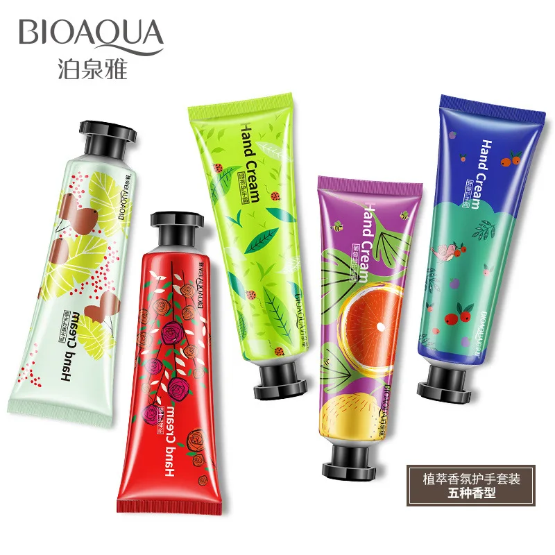 BIOAQUA 5 шт./партия натуральный экстракт растений фруктовый аромат набор кремов