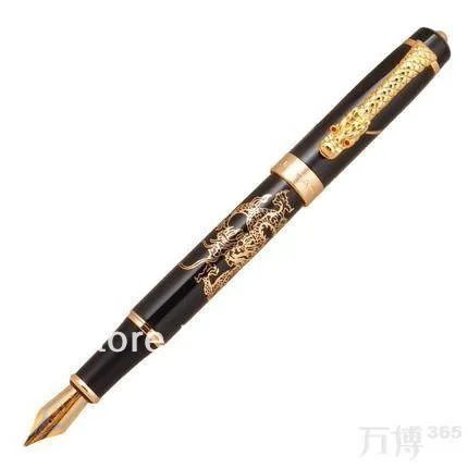 Jinhao восточные Дракон авторучка с 0 5 мм перо Роскошные Металлические чернильные