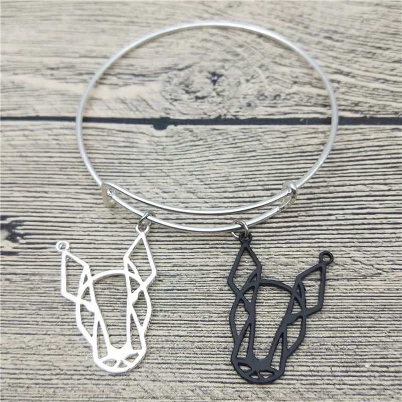 Новые браслеты Origami Bull Terrier: милые браслеты с животными в стиле моды Pet Jewellery.