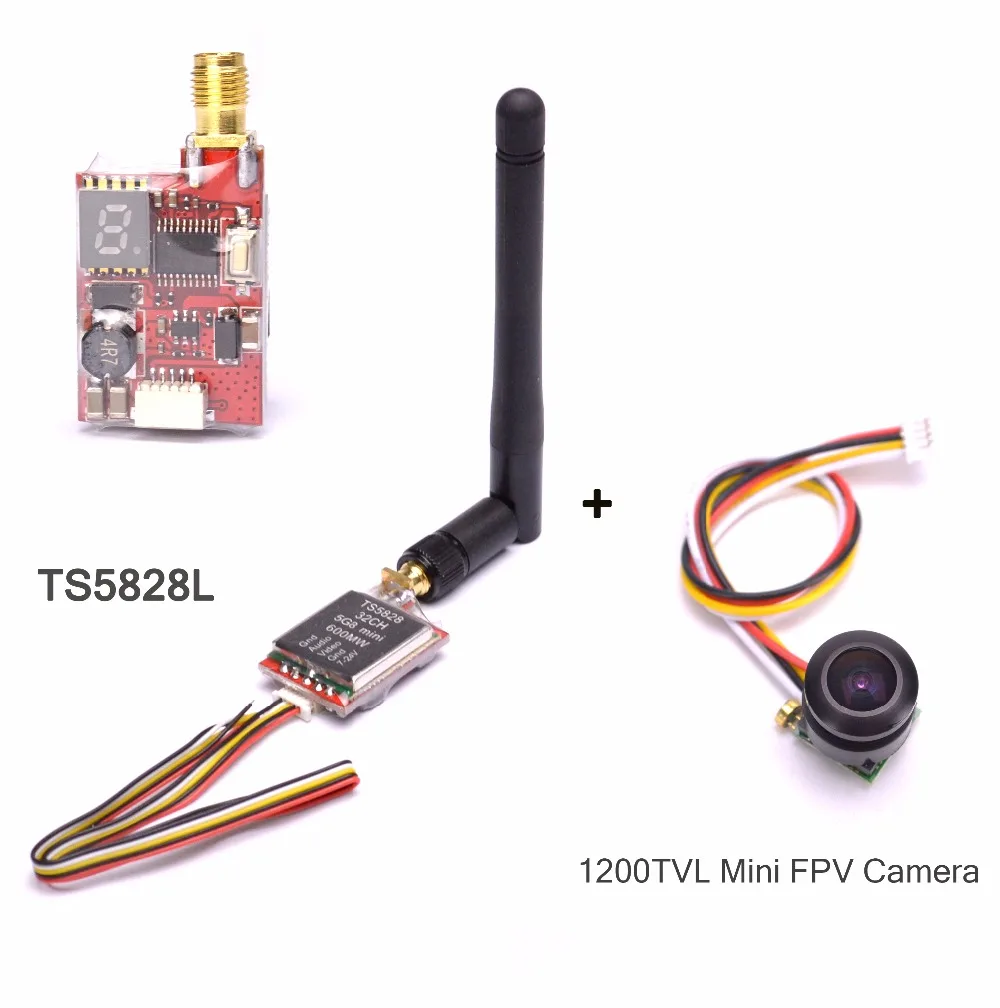 TS5828L and Camera Readytosky ts5828/ts5828l Micro 5.8 Г 600 МВт 48ch мини FPV-системы передатчик с цифровым Дисплей - Цвет: TS5828L and Camera
