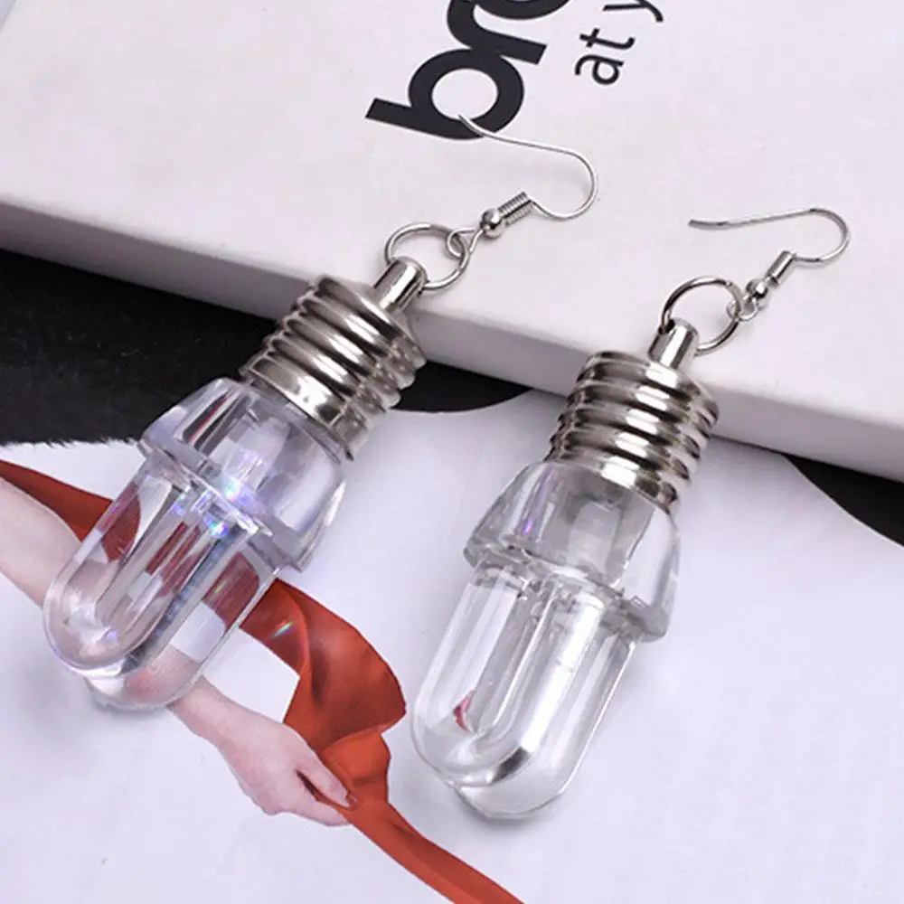 Клип Серьги Стад серьги уха кулон ночной украшения светящийся простой Пластик