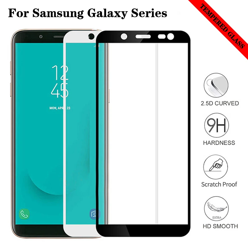 Закаленное стекло для samsung J6 Plus J4Plus Защитная пленка для samsung Galaxy J4 J6 J8 J2 Pro J3