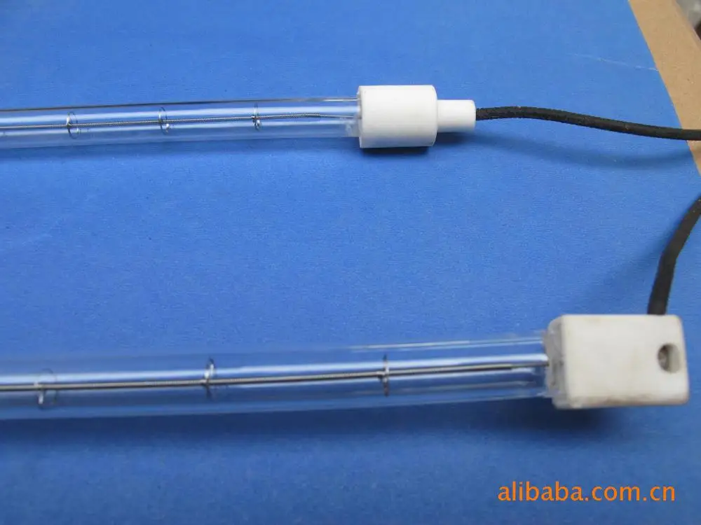 1000w medium wave IR emitter halogen tube lamp system infrared bulb quartz heating element |