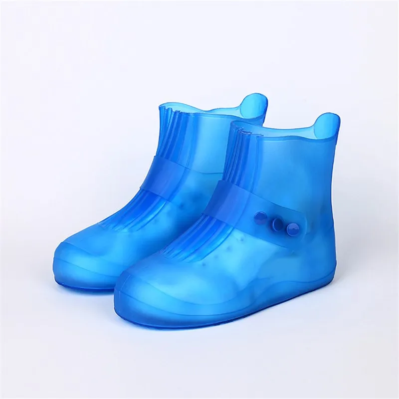 Blue Lizeruee/1 пара; Водонепроницаемая защитная обувь; чехол для обуви; унисекс; с пряжкой; для дождливой обуви; с высоким берцем; нескользящие; утепленные; для дождливой обуви; Чехлы - Цвет: Blue