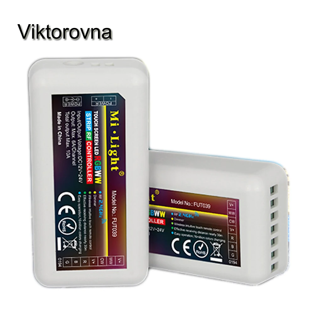 Беспроводной Одноцветный регулятор яркости MiLight FUT035 FUT036 FUT037 FUT038 FUT039 2 4G RF CCT RGB RGBW +