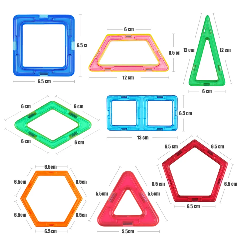 Магнитный конструктор для детей 20 111 шт. большой размер сделай сам развивающие