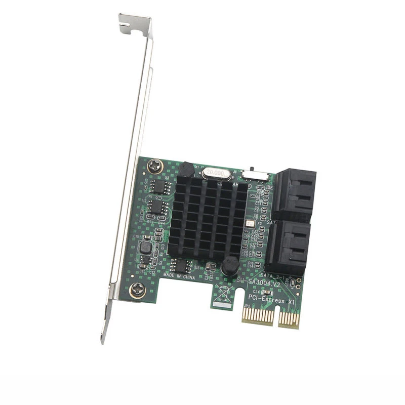 PCIe PCI Express до 6G SATA3.0 4-портовый SATA III расширительный контроллер адаптер карты для