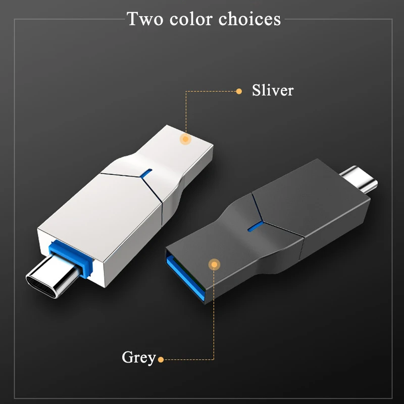 USB-флеш-накопитель 2 в 1 64/128/16/32 ГБ | Компьютеры и офис