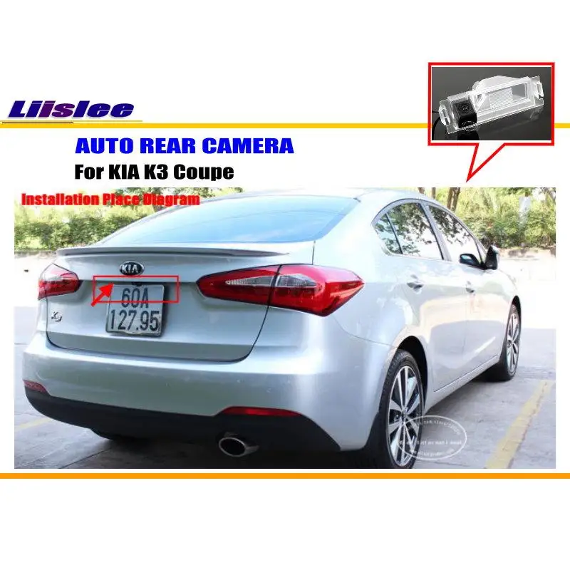 Liislee Автомобильная камера для KIA K3 Coupe/камера заднего вида/HD CCD RCA NTST PAL светильник