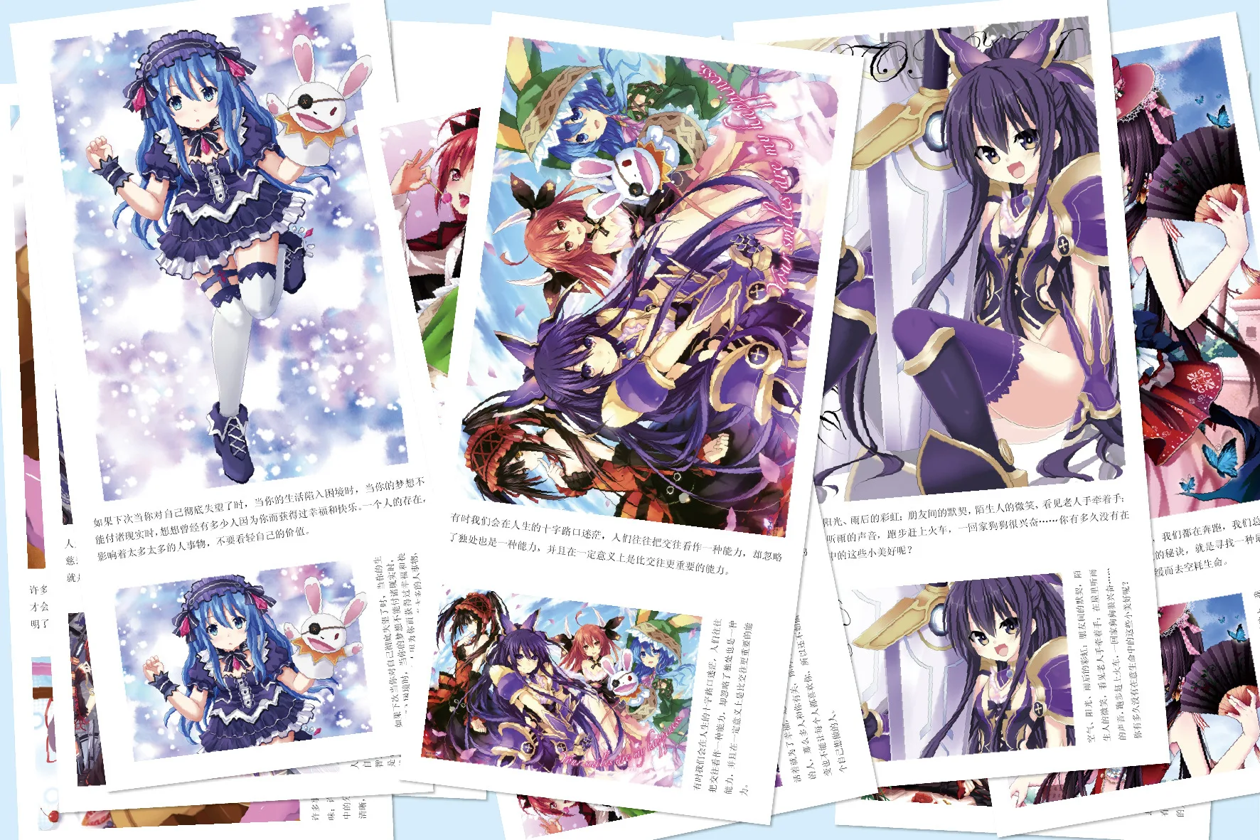 180 шт./компл. короткая футболка с героями из японского аниме «DATE A LIVE» Бумага Почтовые открытки/поздравительная открытка оповещения о сообщениях(в том числе карты платье, платье на день рождения с буквенным принтом конверт подарочная карта