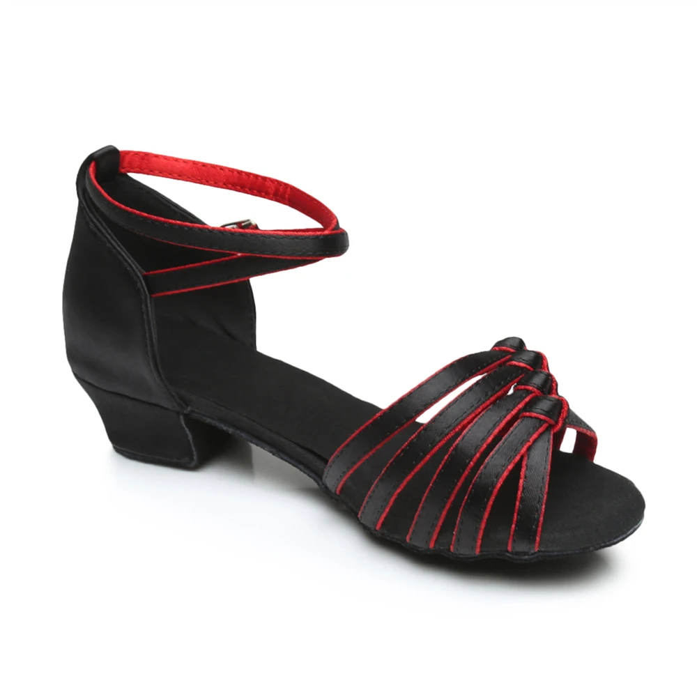 New Beauty Tie 3cm Low Heel Latin/salsa Dance Shoes For Children&ampAdult EUR Size 24-41 L1010 |