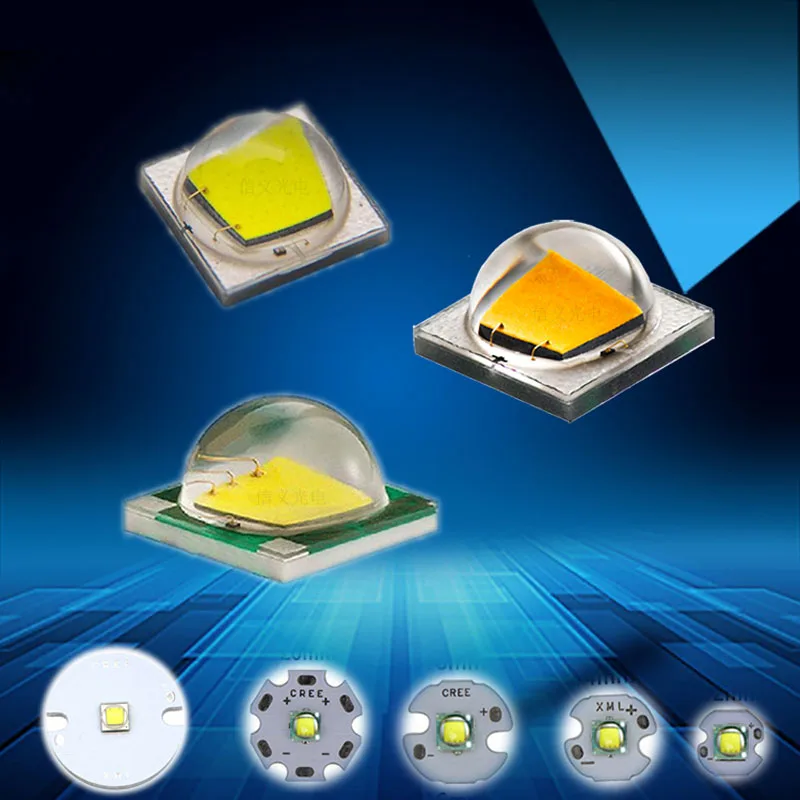 1 шт. Cree XML белый теплый синий УФ 400nm10W светодиодный эмиттер лампа фитиль лампы на 32