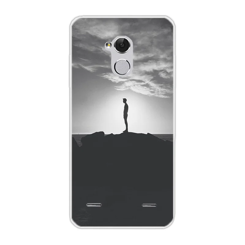 Для ZTE Blade BA2 V7 Lite 5 0 дюймов Задняя крышка прозрачный силиконовый чехол для