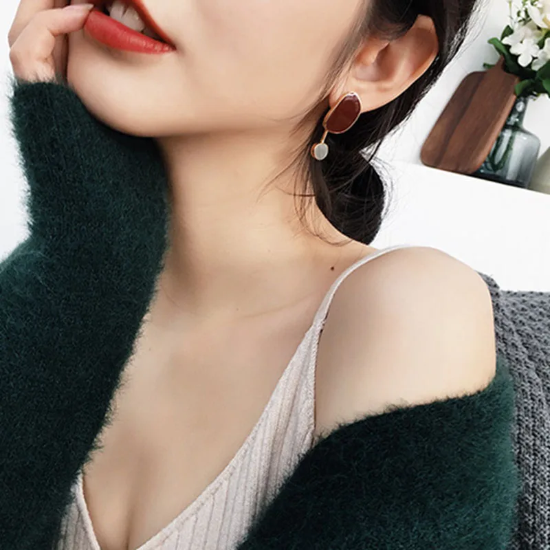 Eye Individual Ear Nails 2019 New Trendy Simple Loop Earrings French Elegant Crystal Pearls | Украшения и аксессуары