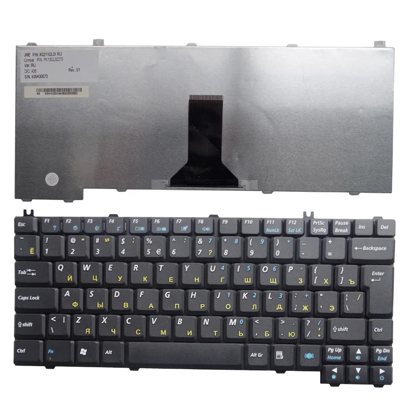 RU черная новая клавиатура для ноутбука основателя H320 H320D H320M M300 CL50 CL51 CL53 CL54 55 56 |