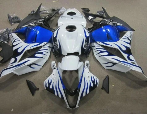 

H-For Honda CBR600RR F5 2009-2012 Motorcycle Bodywork Injection Molded Full Fairing Kits CBR600 RR CBR 600RR 09 10 Blue white