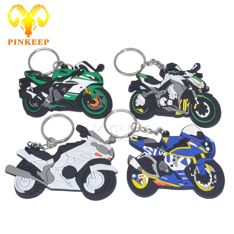 Брелок модель мотоцикла резиновая брелок держатель для BMW Suzuki Yamaha Kawasaki Honda 46