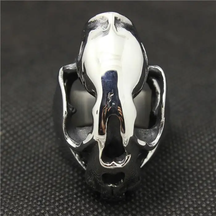 Кольцо из нержавеющей стали 316L Крутое новейшее большое тяжелое динозавр крутое