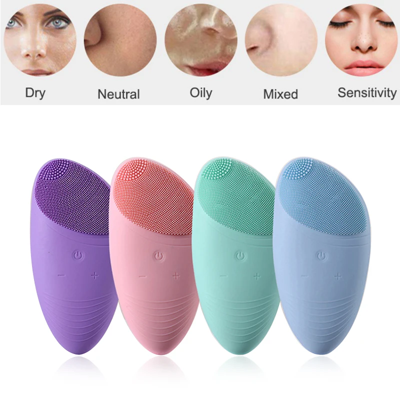 

Mini Silicone Face Cleaning Blackhead Removal Brush Waterproof Deeply Cleansing Tools Face Care Cleaner Massage Washing Machine