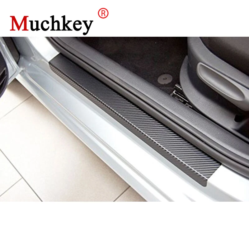 Наклейка на порог Накладка автомобильная часть защита входной двери протектор