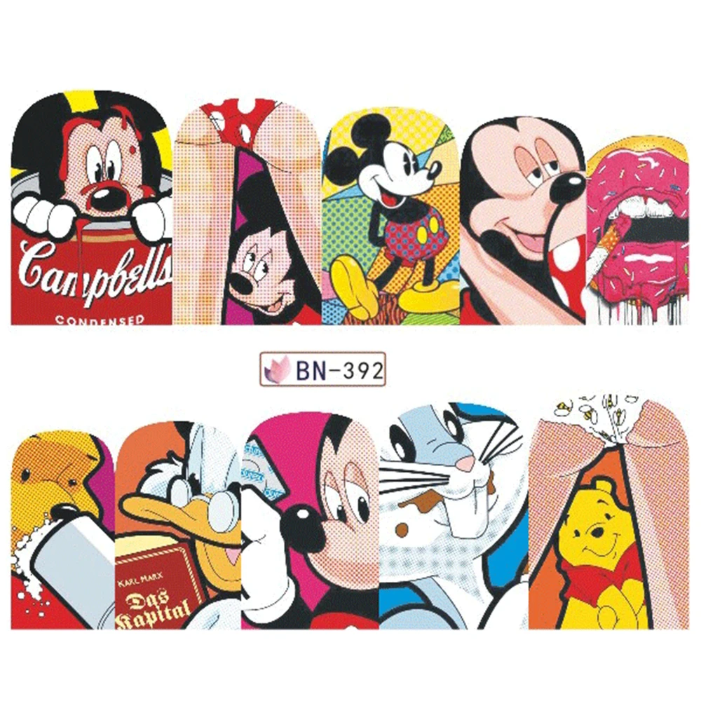 Набор женских стикеров для ногтевого дизайна набор самостоятельного