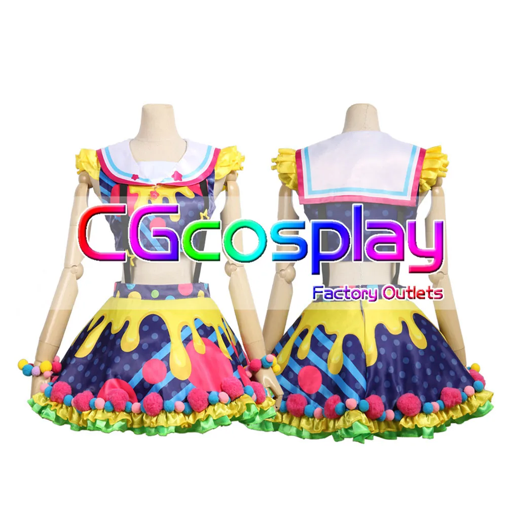 Cgcos Экспресс Bang Dream! Поппин вечерние новые костюмы Касуми Тояма платье униформа