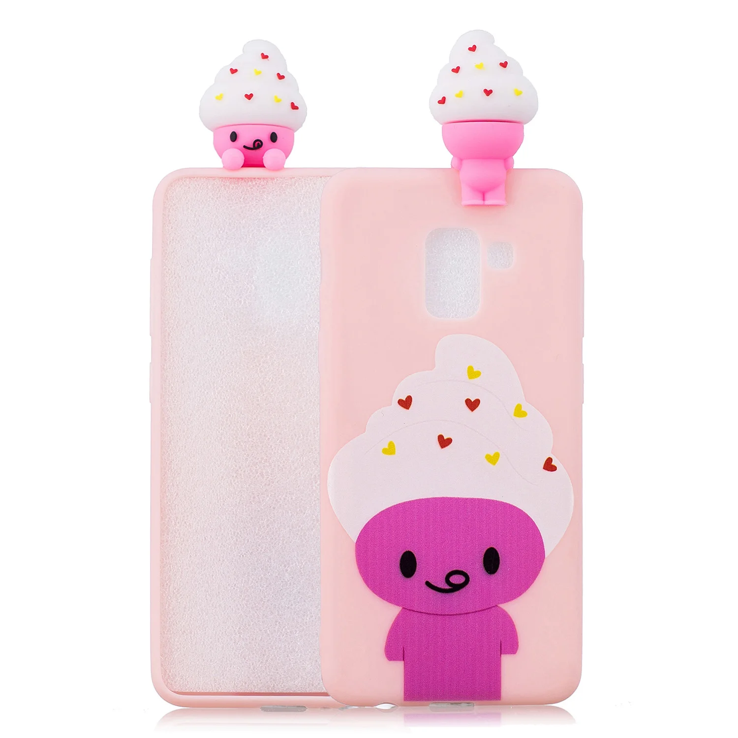 3D мягкий ТПУ чехол s для Fundas samsung galaxy s8 s9 plus s10 lite Coque s6 s7 edge A5 A6 A7 A9 A3 чехол-накладка ярких цветов