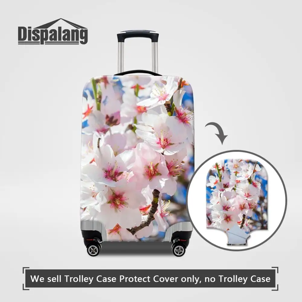 Luggage Cover15 Dispalang чехол с цветочным принтом Защитные чехлы для путешествий аксессуары пылезащитный чехол для багажа для 18-32 дюймов Чехол для костюма чехол - Цвет: Luggage Cover15