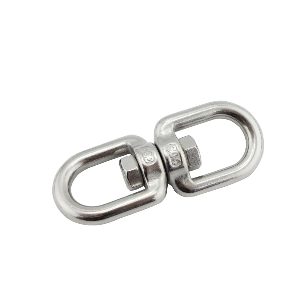6mm 5pcs per lot 316 Stainless steel Chain swivel eye and type | Hooks
