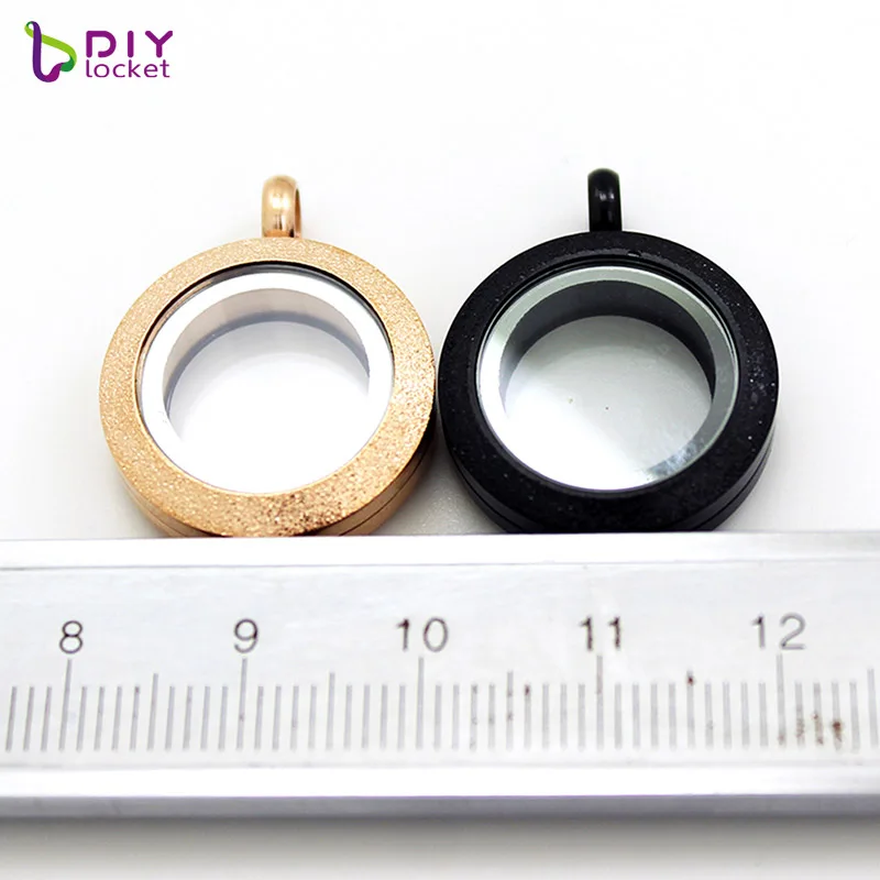 20 мм нержавеющая сталь круглый скраб твист плавающий медальон с подвесками