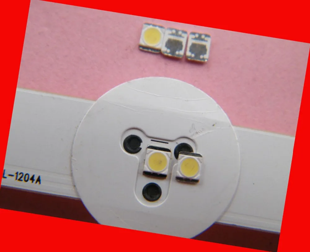 100 шт./лот для ремонта LG LCD TV светодиодная подсветка лампа SMD LED s 1 Вт 3 в 3528 2835