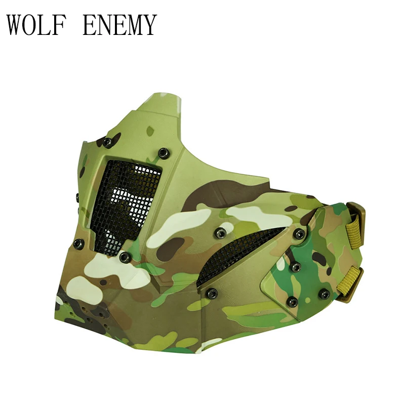 Новая сеточная маска PDW JAY FAST Module тактическая для страйкбола полумаска лица