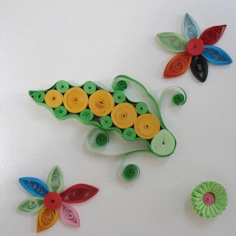 DIY кукольная форма для завивки тренера просверленные творения крафт бумага