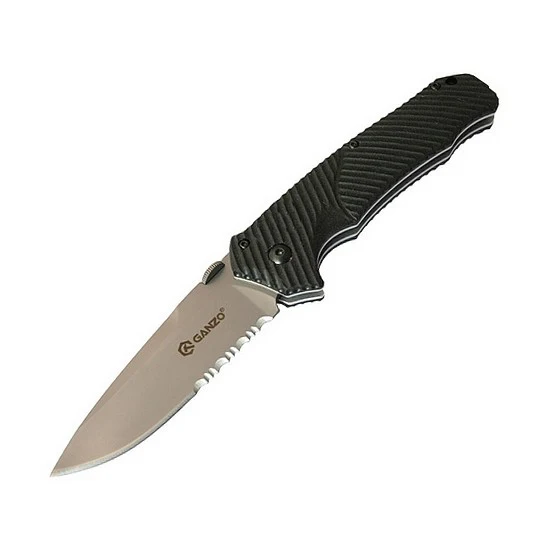 Ganzo G716-S F716-S G716 F716 58-60HRC 440C зубчатым лезвием G10 Ручка складной Ножи Открытый