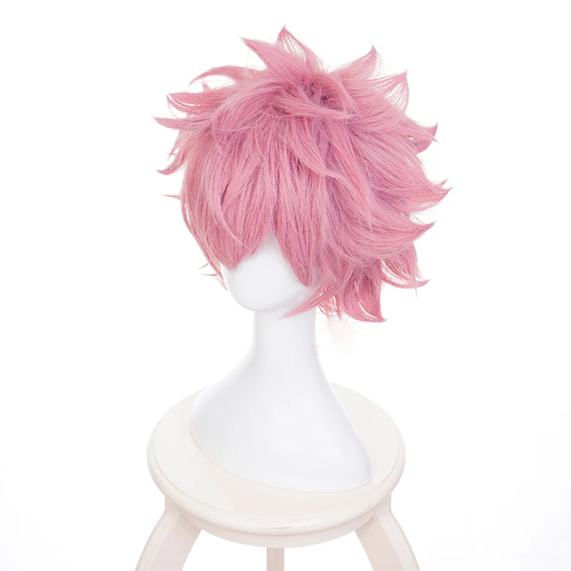 Boku no Hero Academia Mina Ashido Wig Cosplay Costume My Men Women Short Synthetic Hair Party Play Wig+Wig Cap |