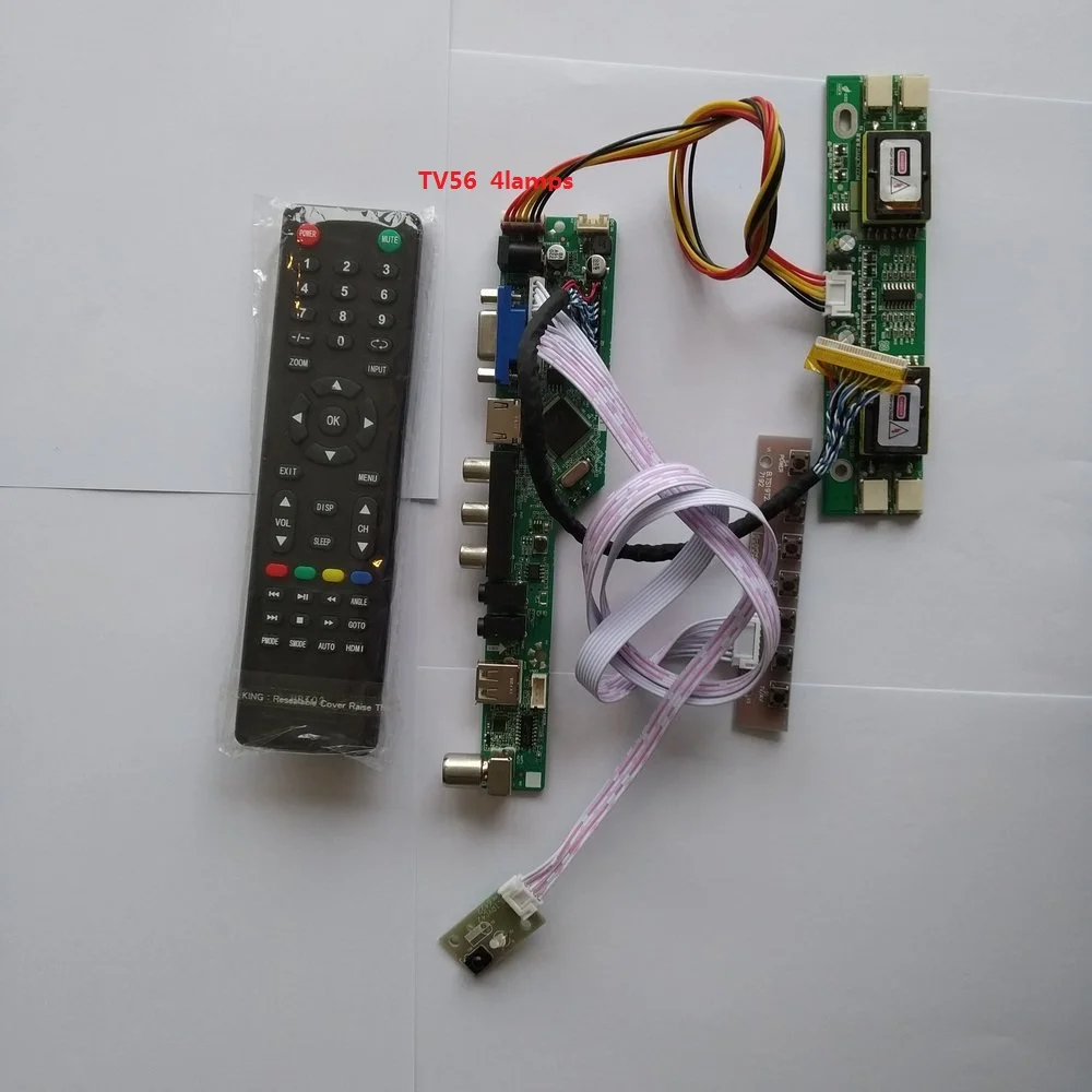Для M190PW01 V0 цифровой сигнал 4 лампы ТВ USB 1440X900 19 &quotVGA AV 30pin Комплект модуля Новый ЖК